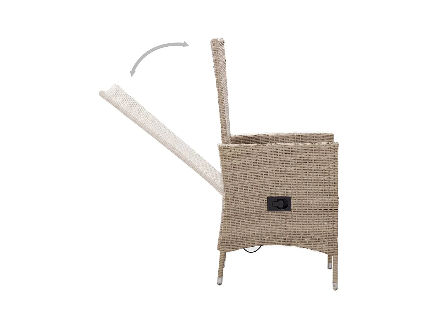 Serafino  5-delige Tuinset met kussens beige