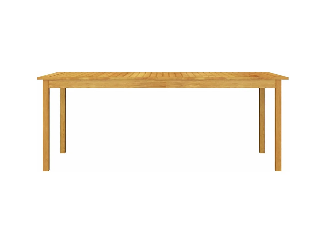 Qilren  Ensemble à manger de jardin 7 pcs Noir