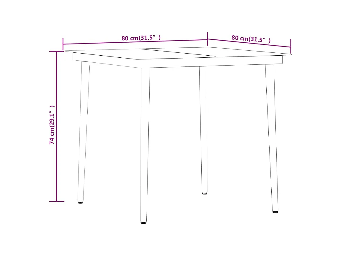 Mirella  3-delige Tuinset met kussens grijs