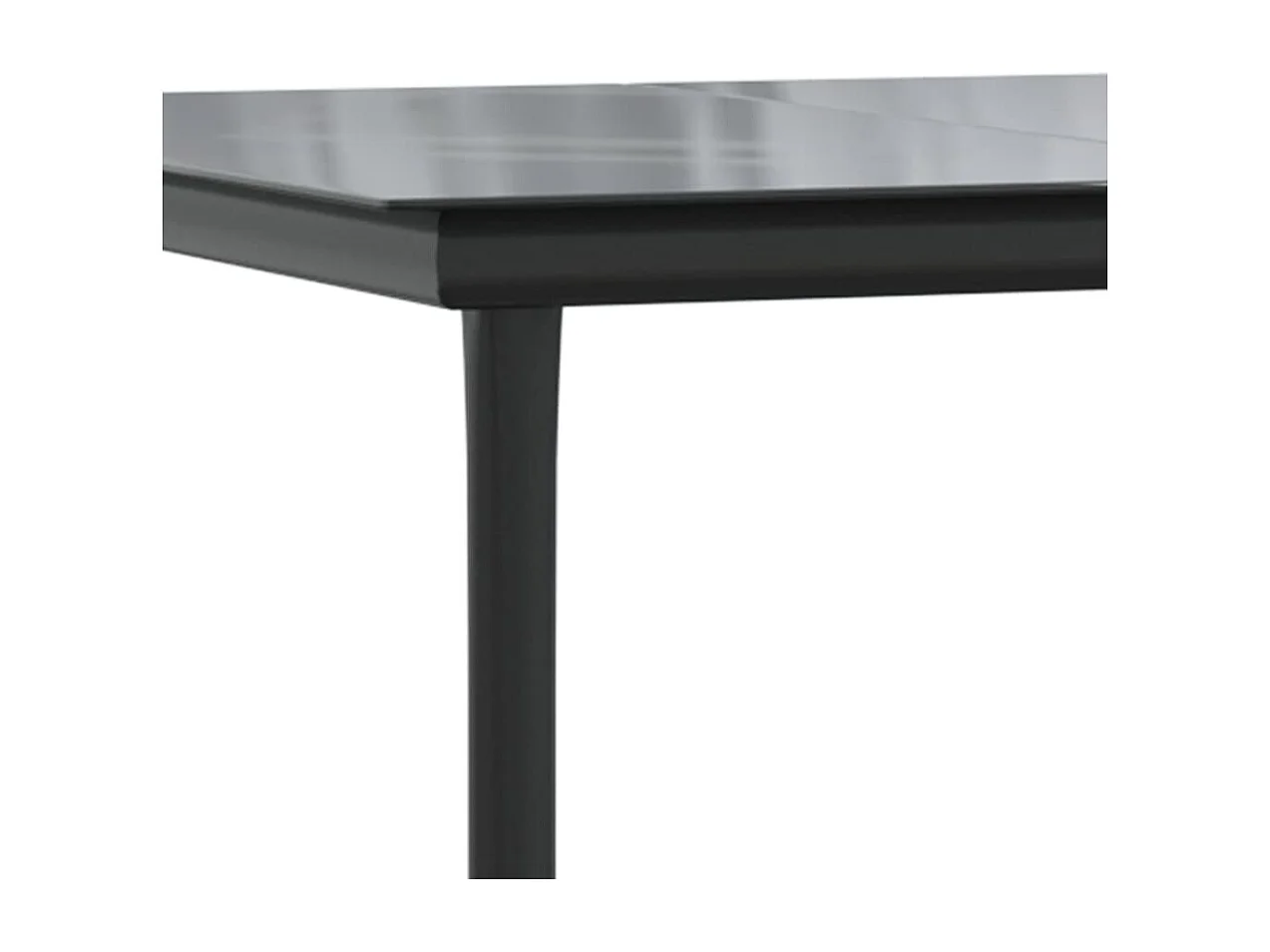 Ayisha  9-delige Tuinset PVC-rattan zwart