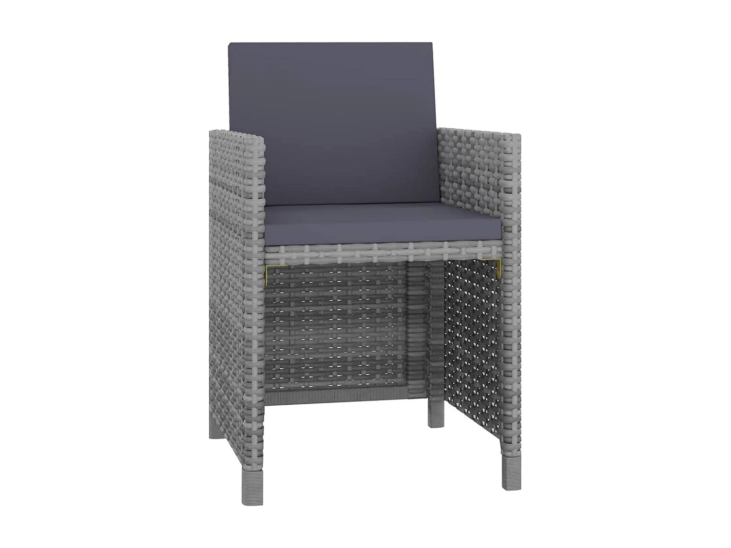 Siracusa  5-delige Tuinset met kussens poly rattan grijs