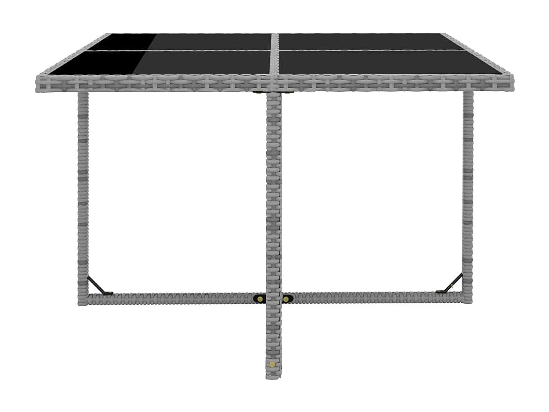 Siracusa  5-delige Tuinset met kussens poly rattan grijs