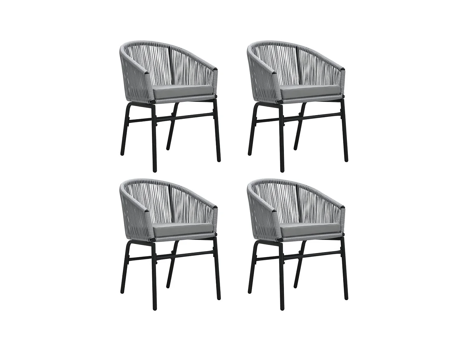 Belric  5-delige Tuinset grijs