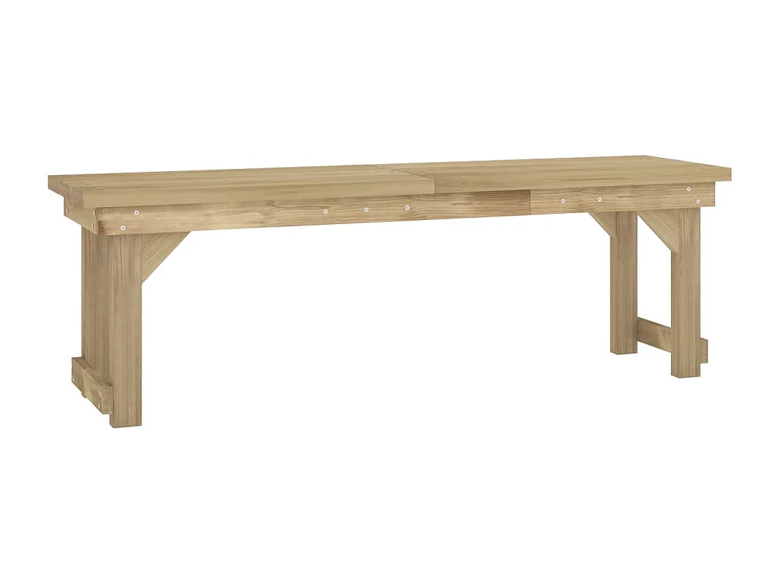 Garden Furniture -  3-delige Tuinset geïmpregneerd massief grenenhout