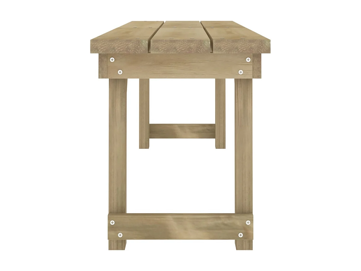 Garden Furniture -  3-delige Tuinset geïmpregneerd massief grenenhout