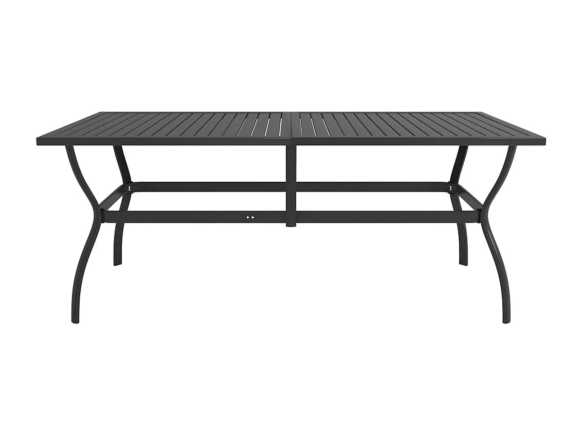 Prolenta Premium -  Ensemble à manger de jardin 7 pcs textilène et acier