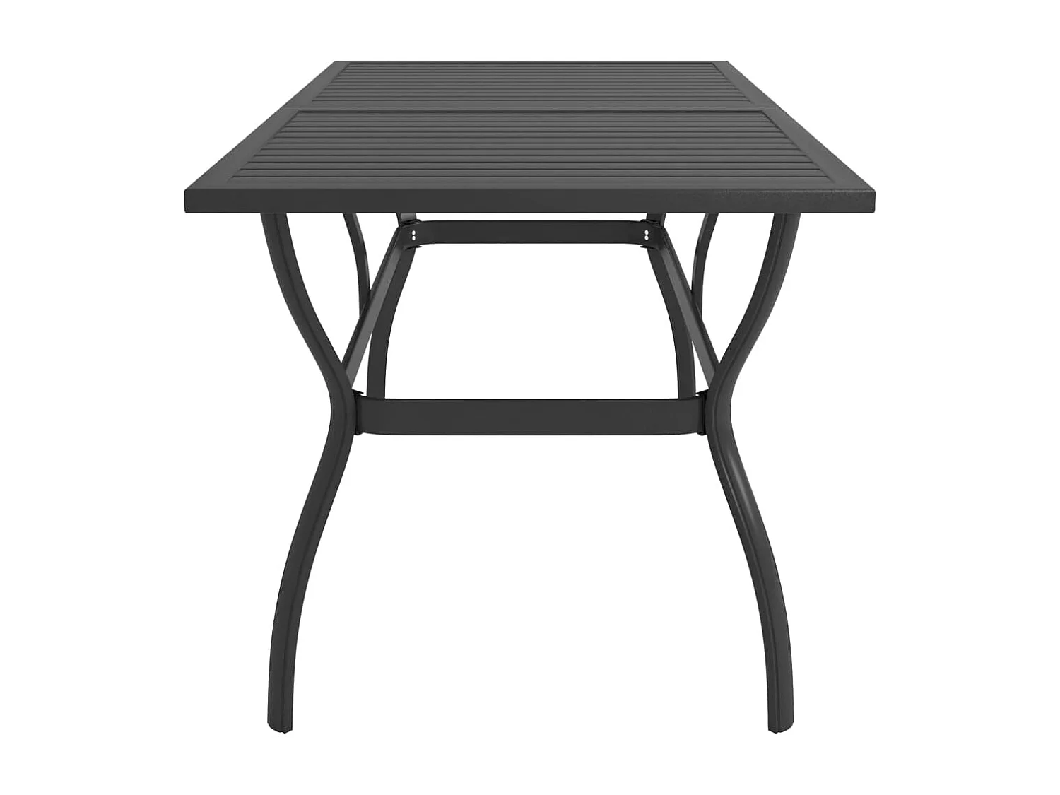 Prolenta Premium -  Ensemble à manger de jardin 7 pcs textilène et acier