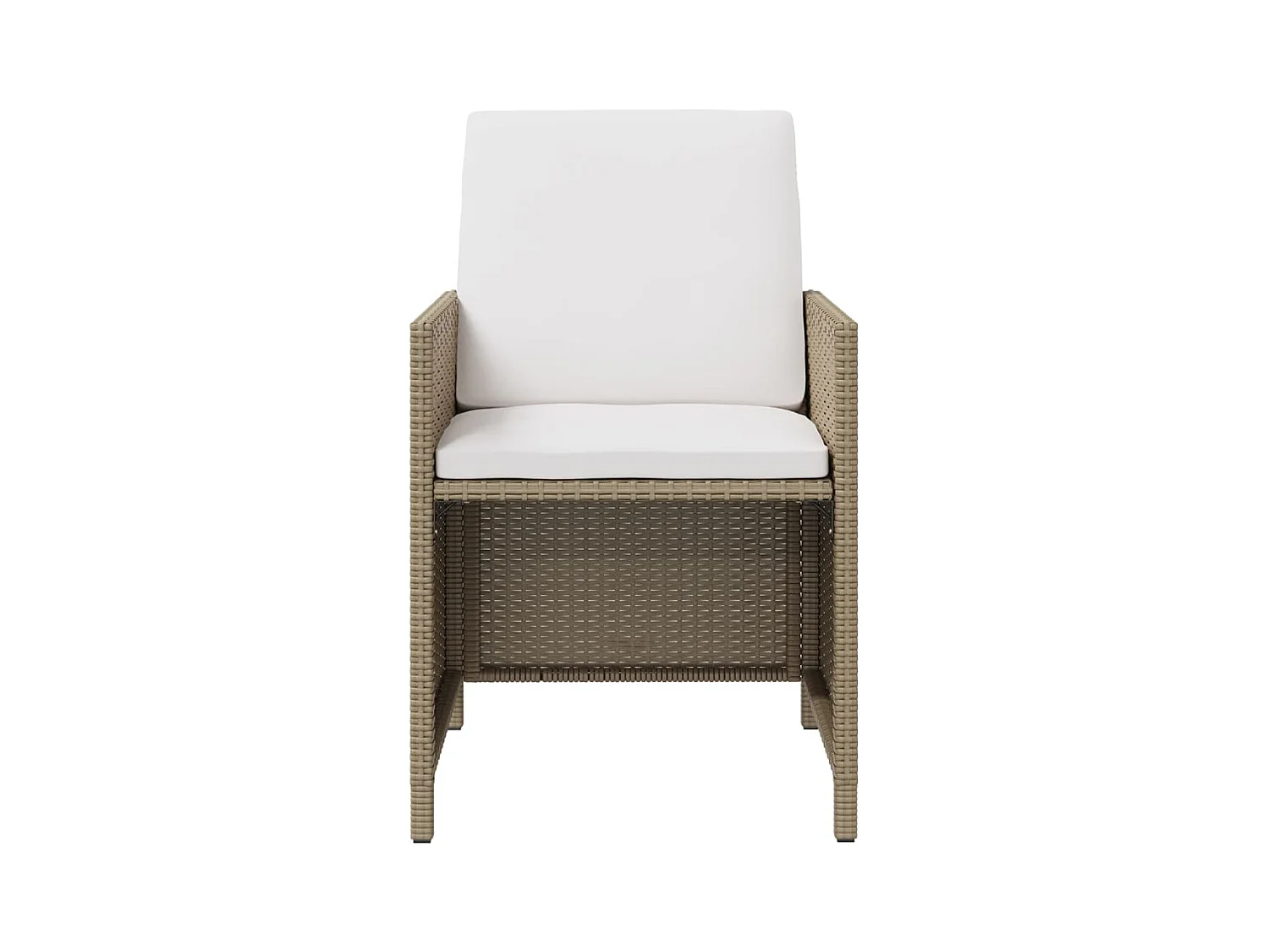 Hugo  5-delige Tuinset met kussens poly rattan beige