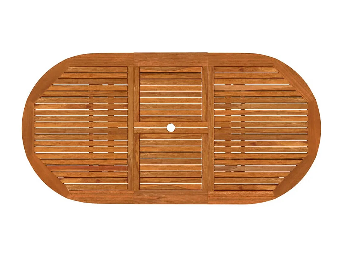 Kurt Alan  Ensemble à manger de jardin 7 pcs Bois d'eucalyptus massif