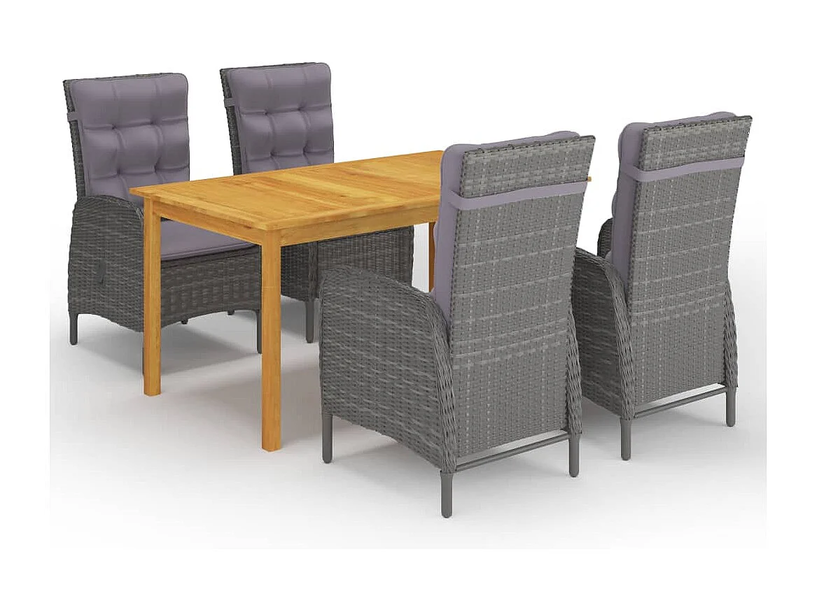 Brylin  5-delige Tuinset grijs