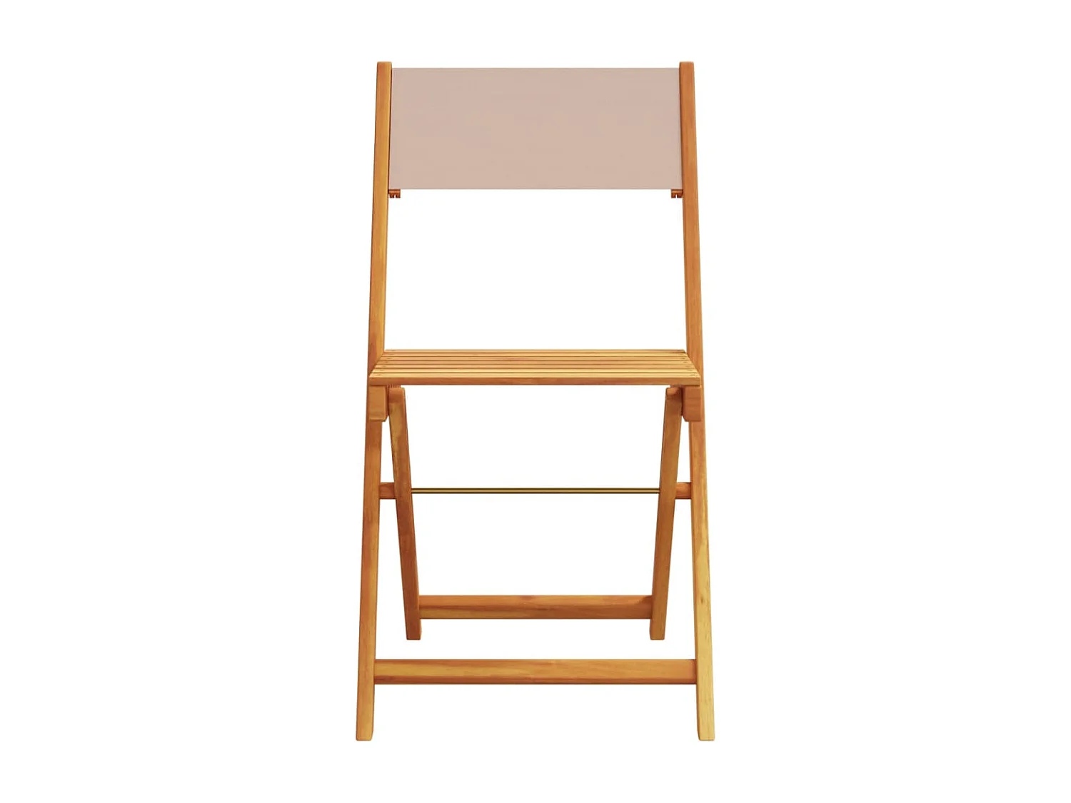 Bay Minette  Ensemble à manger de jardin 5 pcs taupe tissu et bois massif