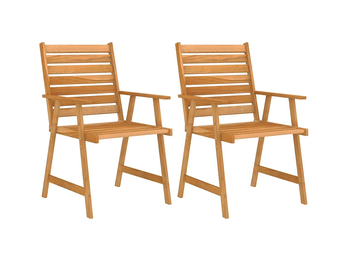 Ranor  Ensemble à manger de jardin 3 pcs Bois d'acacia solide