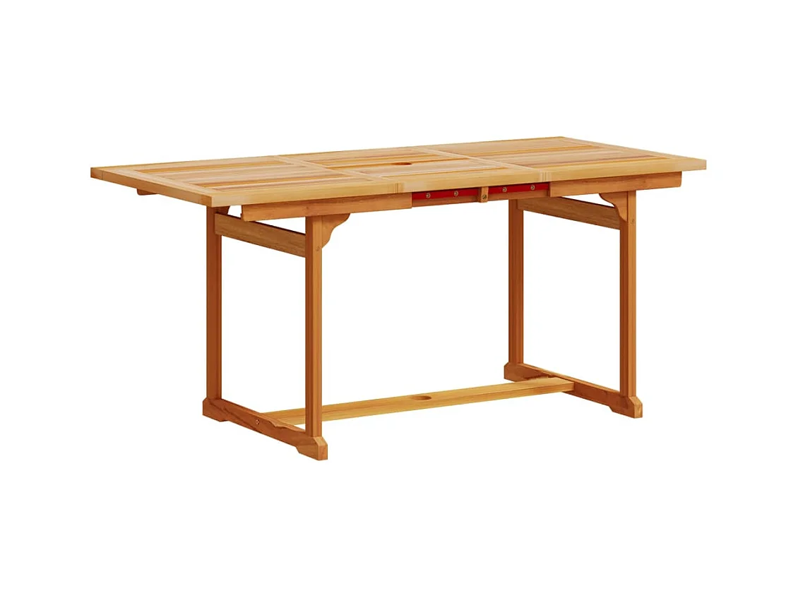 Carrizo Springs  Ensemble à manger de jardin 5pcs bois d'acacia solide textilène