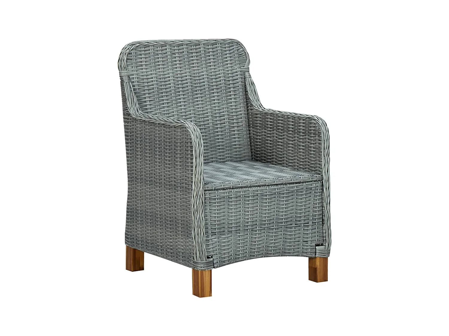 Horsham  Ensemble à manger d'extérieur et coussins 9 pcs résine tressée