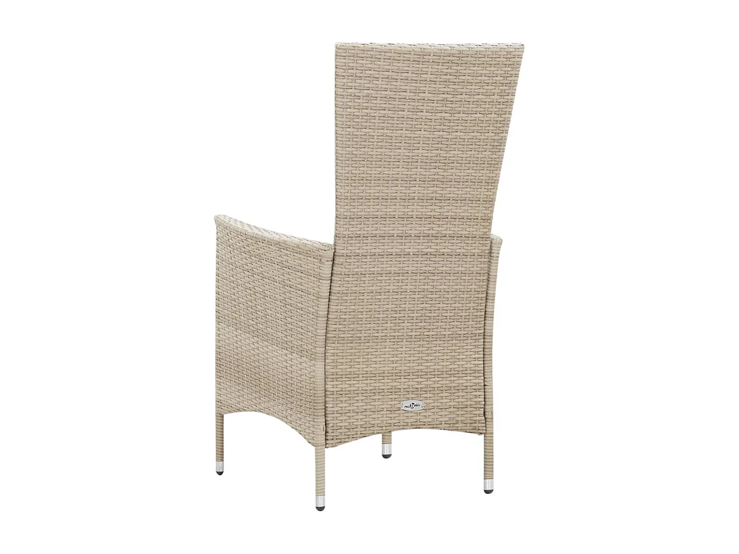 Bahae  Set comedor de jardín 9 piezas y cojines ratán sintético beige