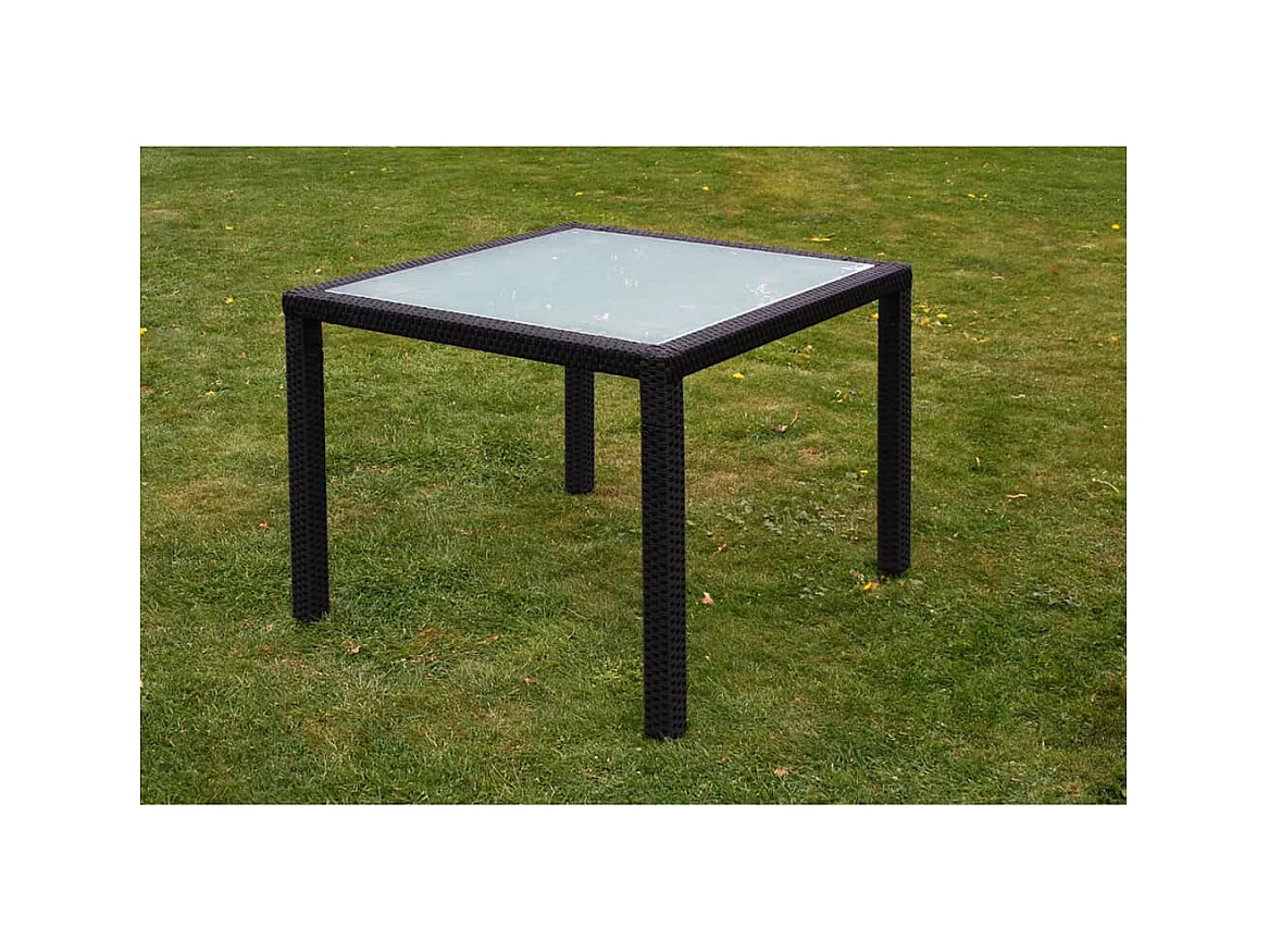 Fea  Ensemble à manger d'extérieur 5pcs avec coussins Résine tressée