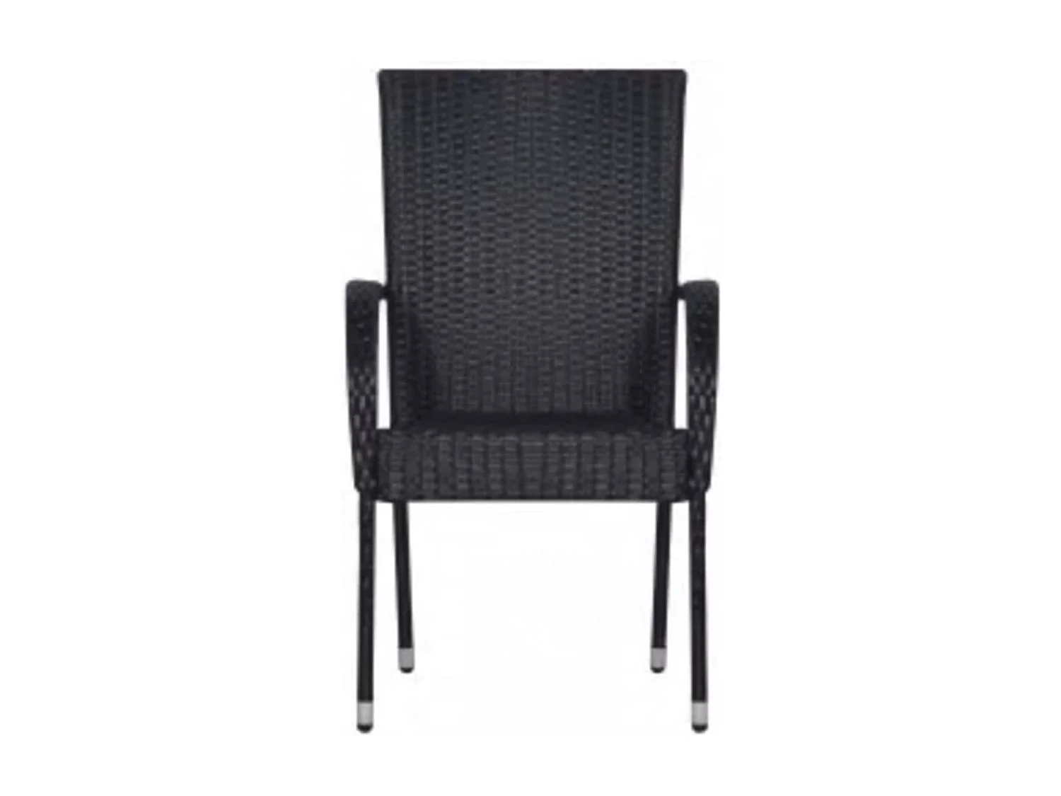 Stoughton  Ensemble à manger de jardin 7 pcs Noir