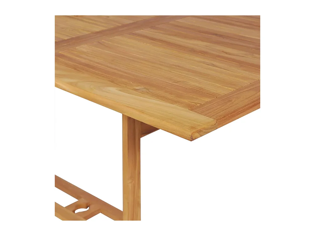 Beauregard  Ensemble à manger de jardin 7 pcs Bois de teck massif