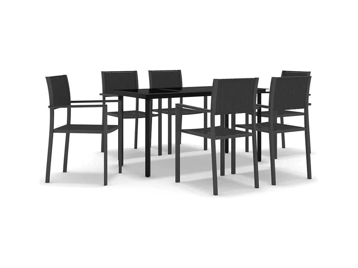 Ullira  7-delige Tuinset zwart