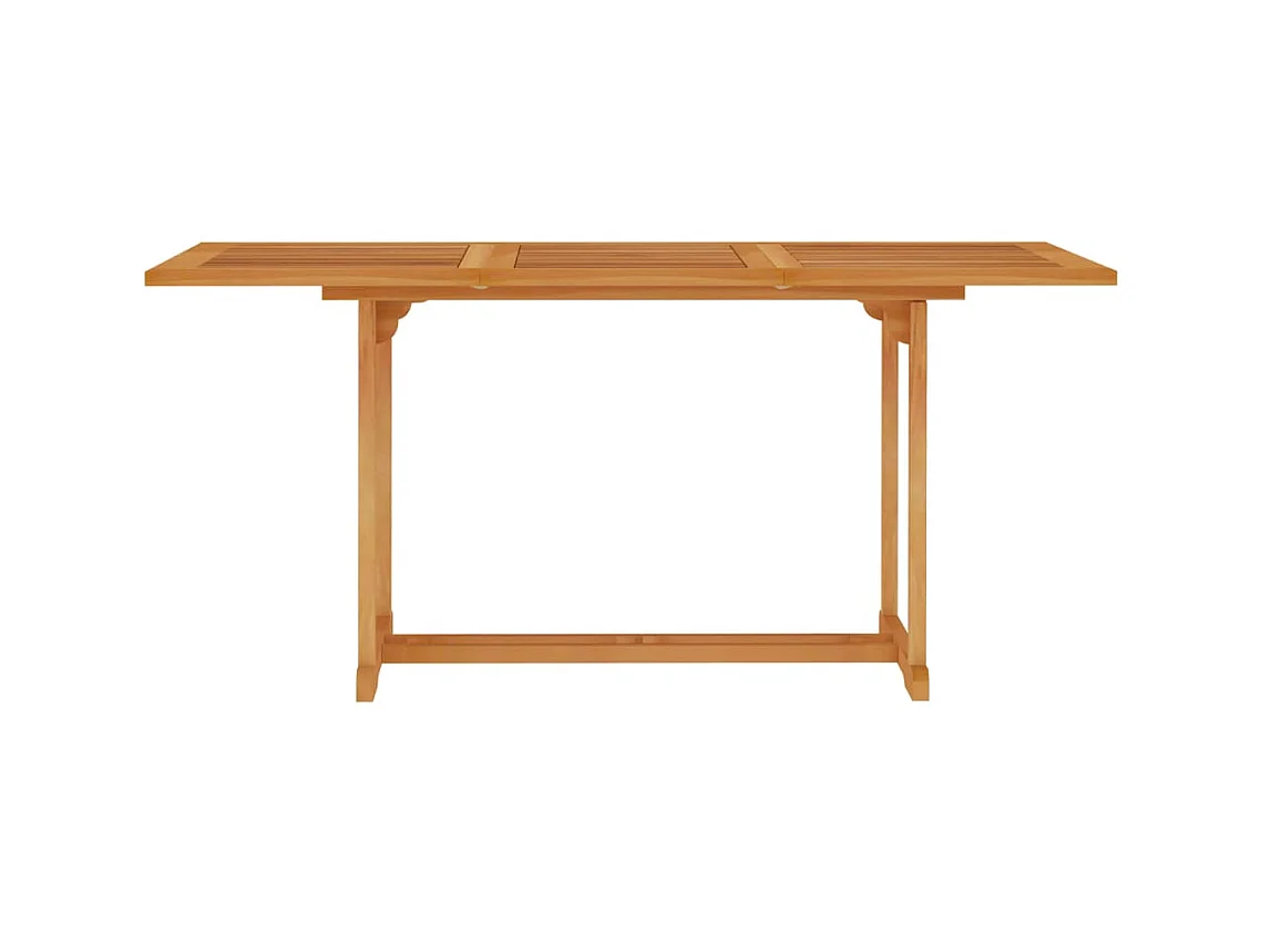 Zoran  Ensemble à manger de jardin 5 pcs coussins Bois de teck massif