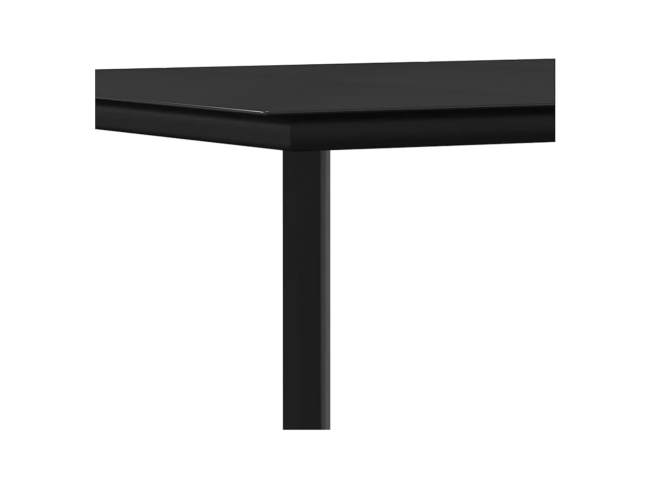 Ivanna  7-delige Tuinset textileen en staal zwart