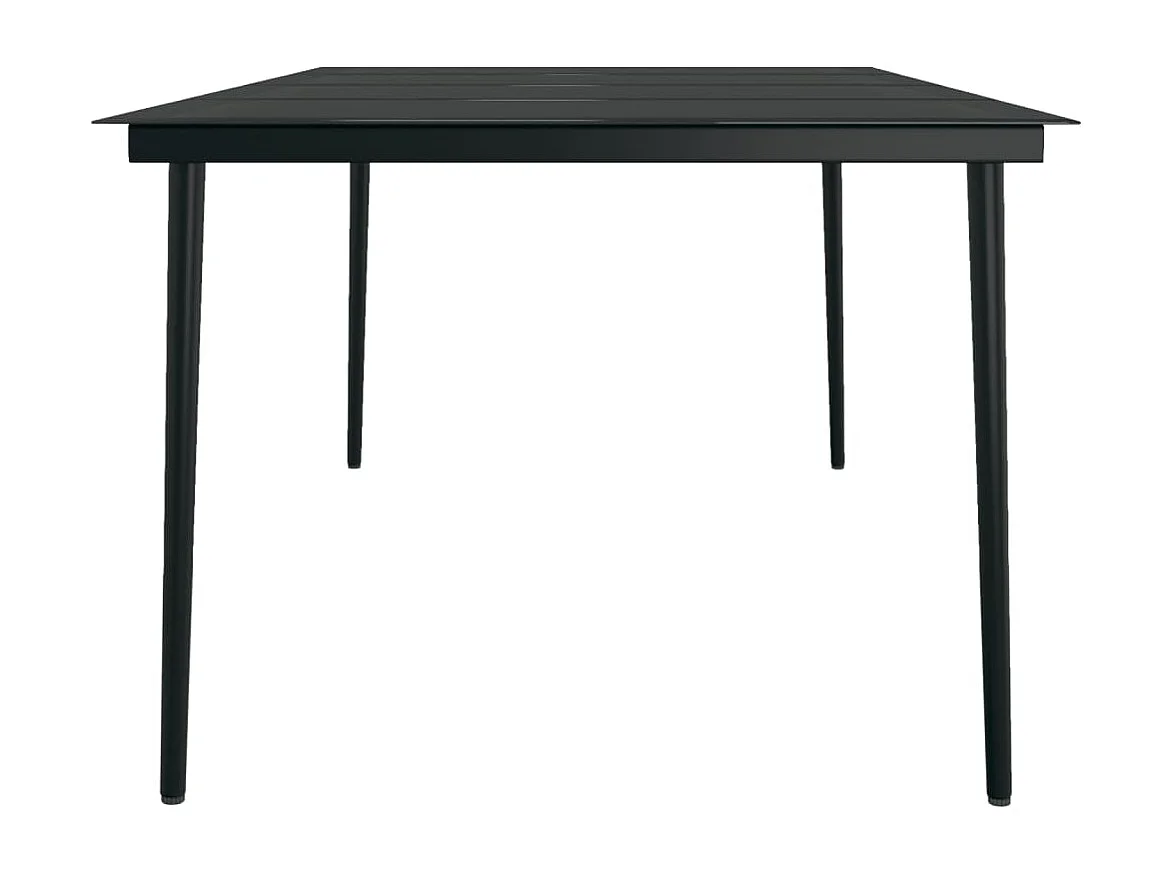 Zeldrik  Ensemble à manger de jardin avec coussins 9 pcs Beige