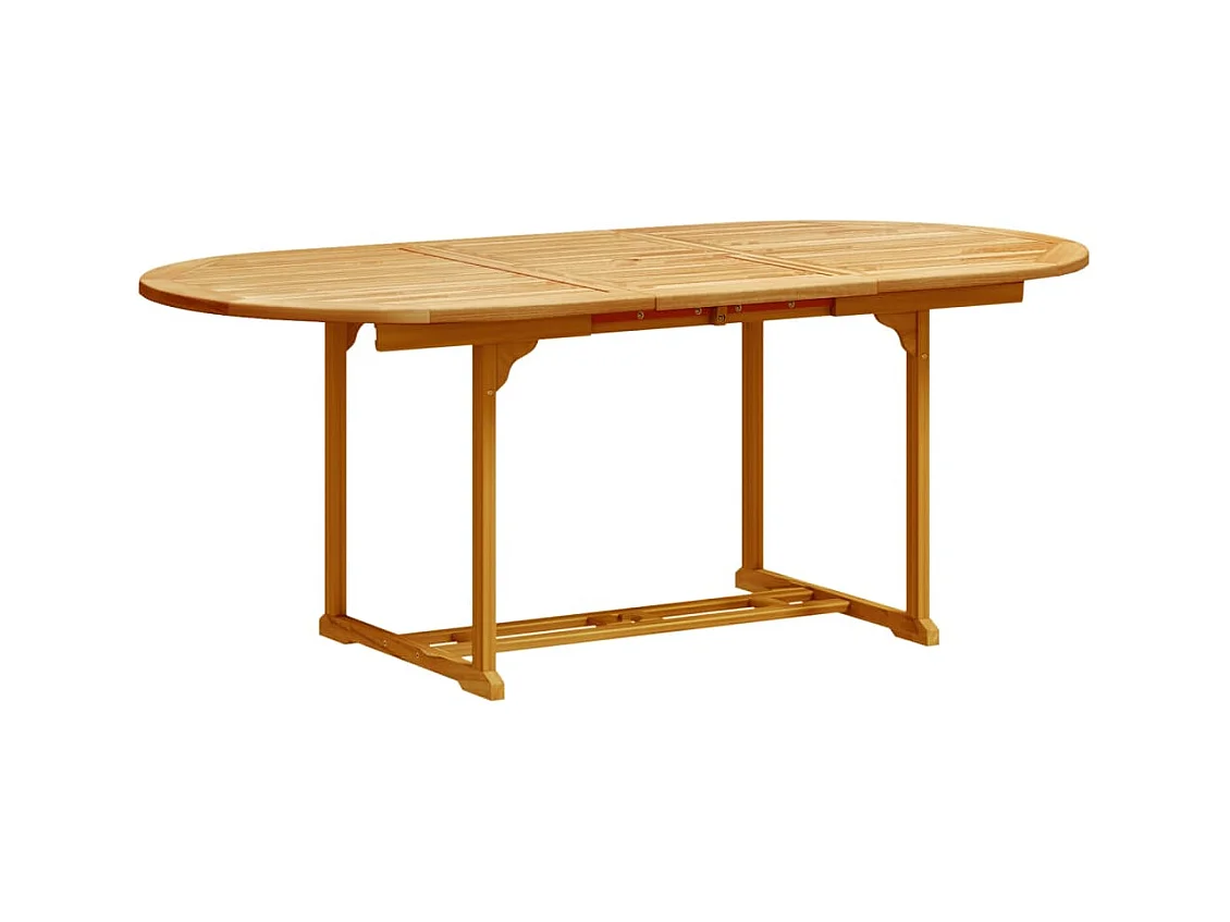 Yljo  Ensemble à Manger de jardin 7pcs bois d'acacia solide textilène