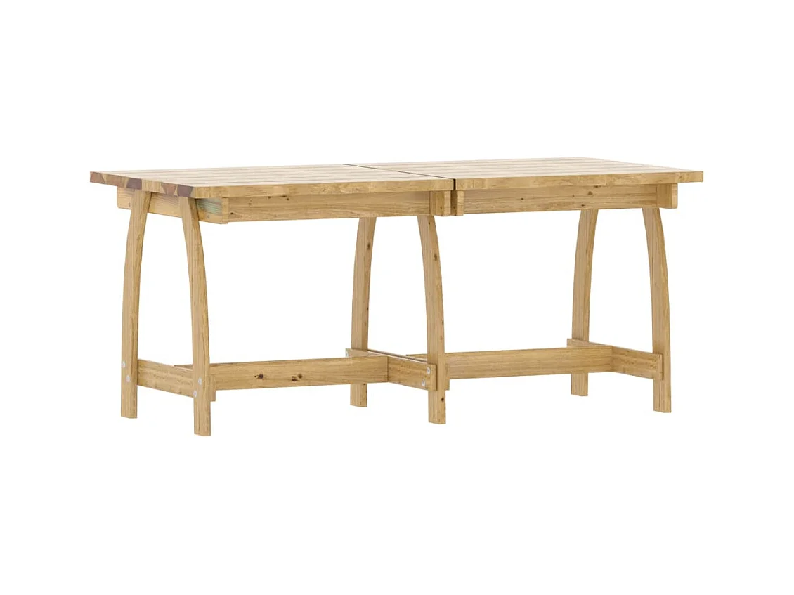 Philippe-Joseph  Ensemble à manger de jardin 3 pcs Bois de pin imprégné