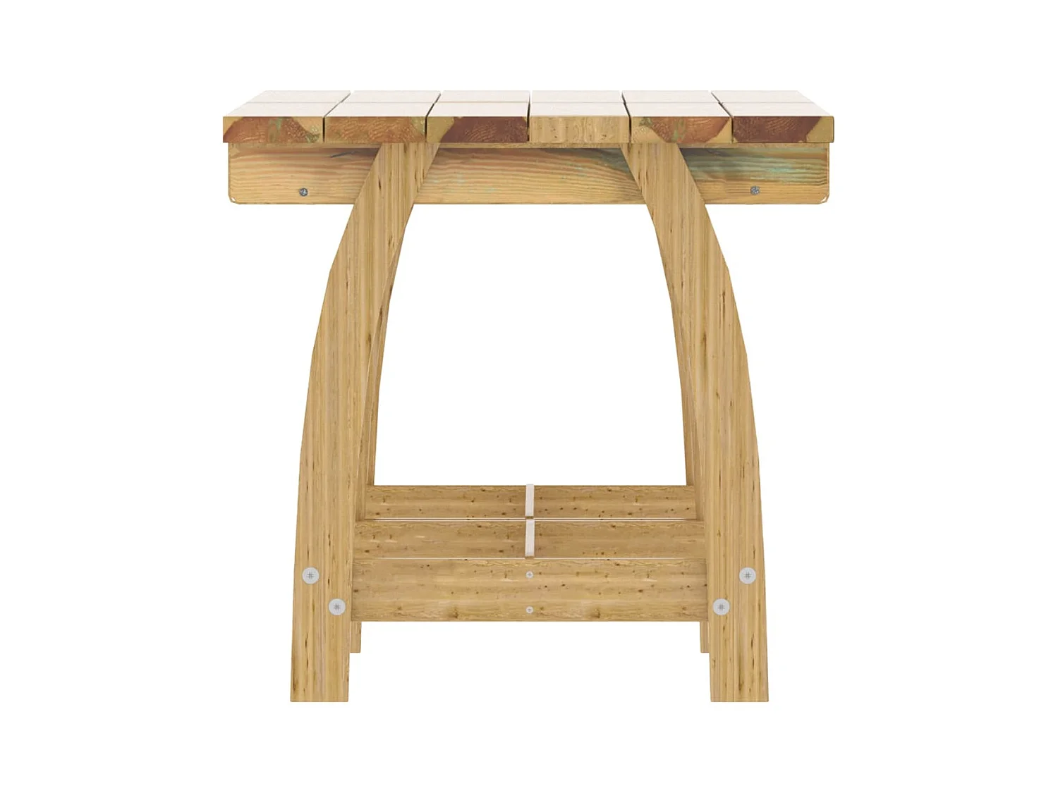 Philippe-Joseph  Ensemble à manger de jardin 3 pcs Bois de pin imprégné