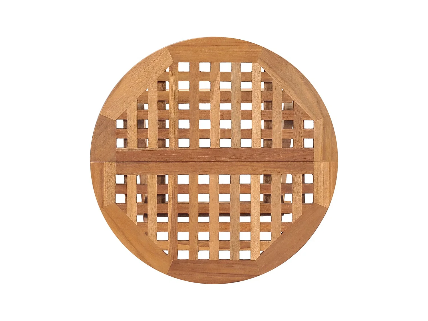 Luc-Daniel  Ensemble à manger d'extérieur pliable 3 pcs bois solide de teck