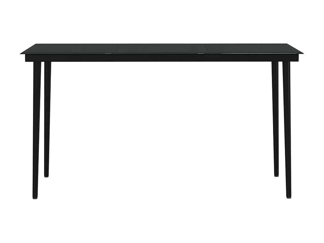 Coole  7-delige Tuinset met kussens zwart