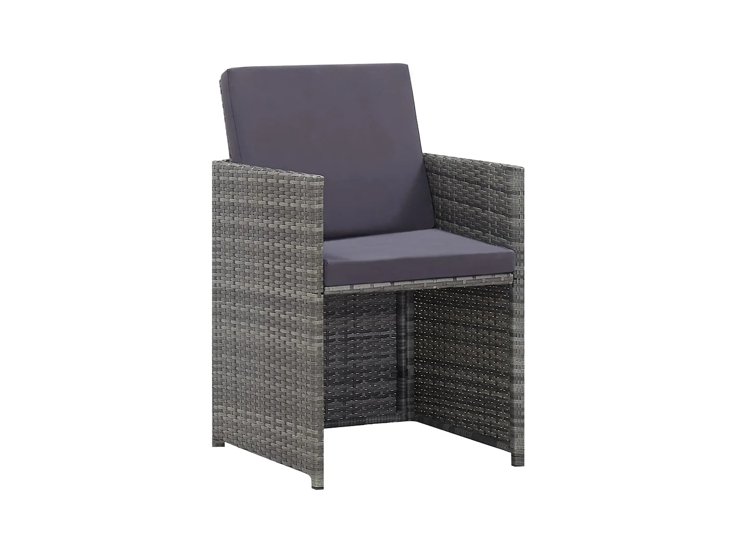 Fultondale  Ensemble à manger d'extérieur avec coussins 9pcs résine tressée