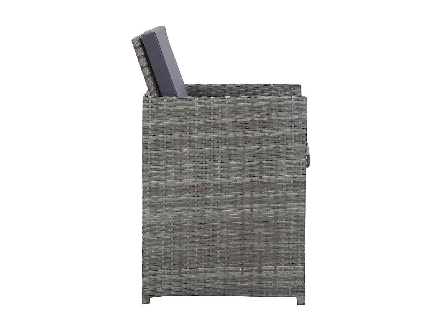 Fultondale  9-delige Tuinset met kussens poly rattan antraciet