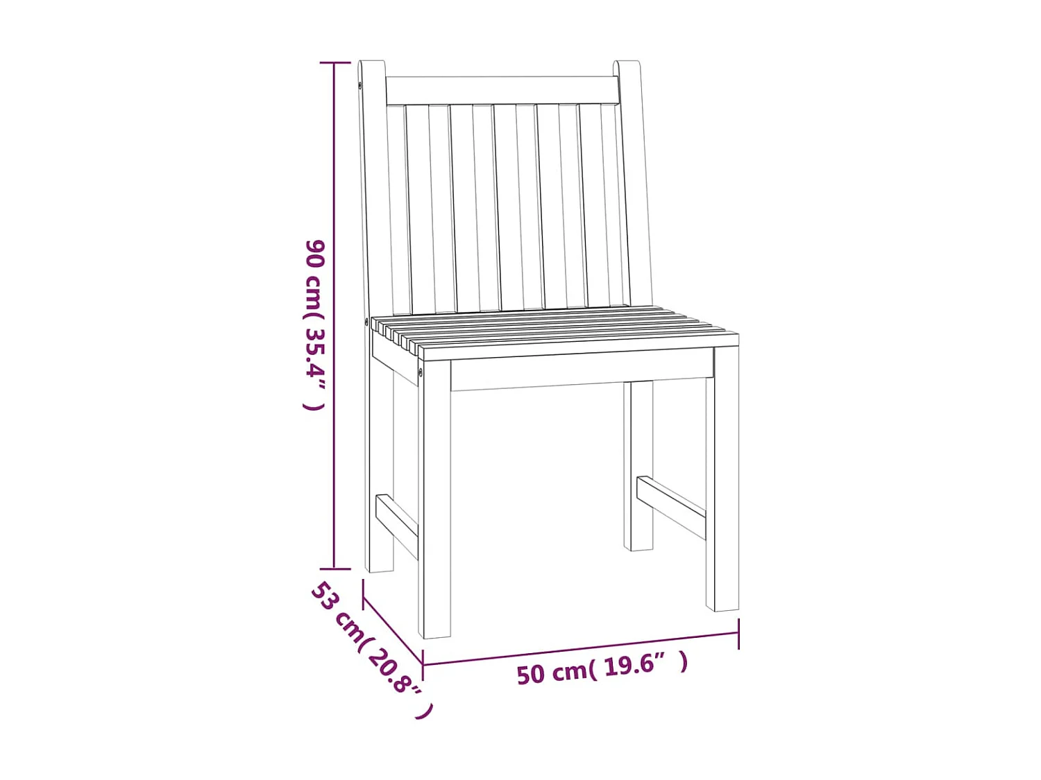 Uldum  Ensemble à manger de jardin 5pcs Bois de teck massif