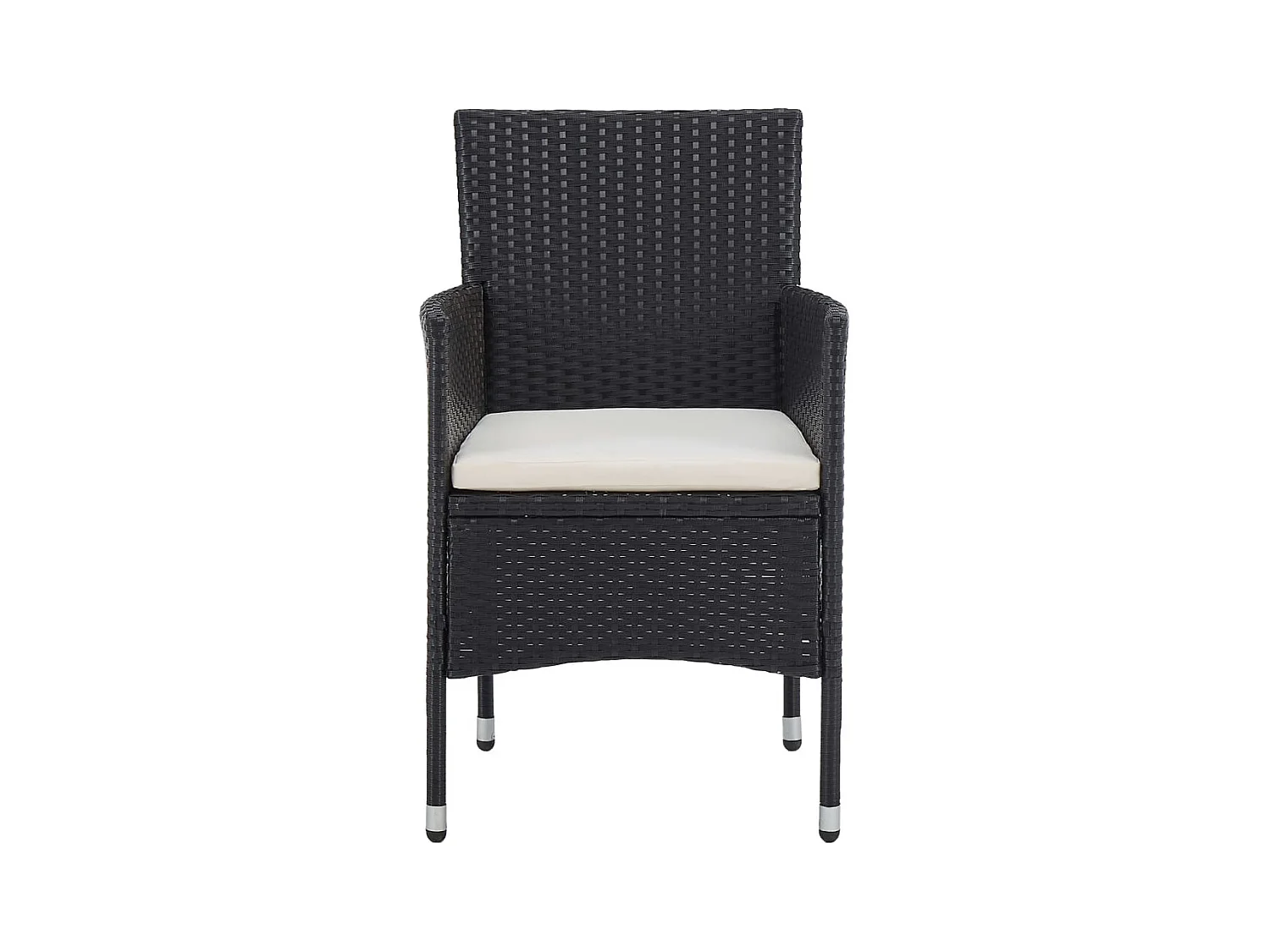 Crosshaven  Ensemble à manger de jardin 5 pcs Résine tressée Noir