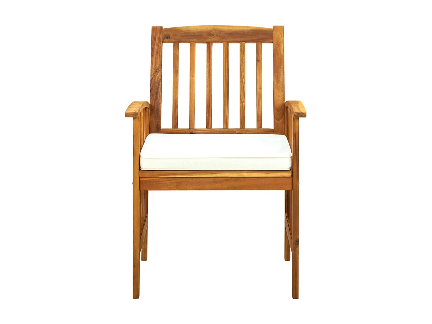 Skovil  Ensemble à manger de jardin 3 pcs et coussins Acacia solide