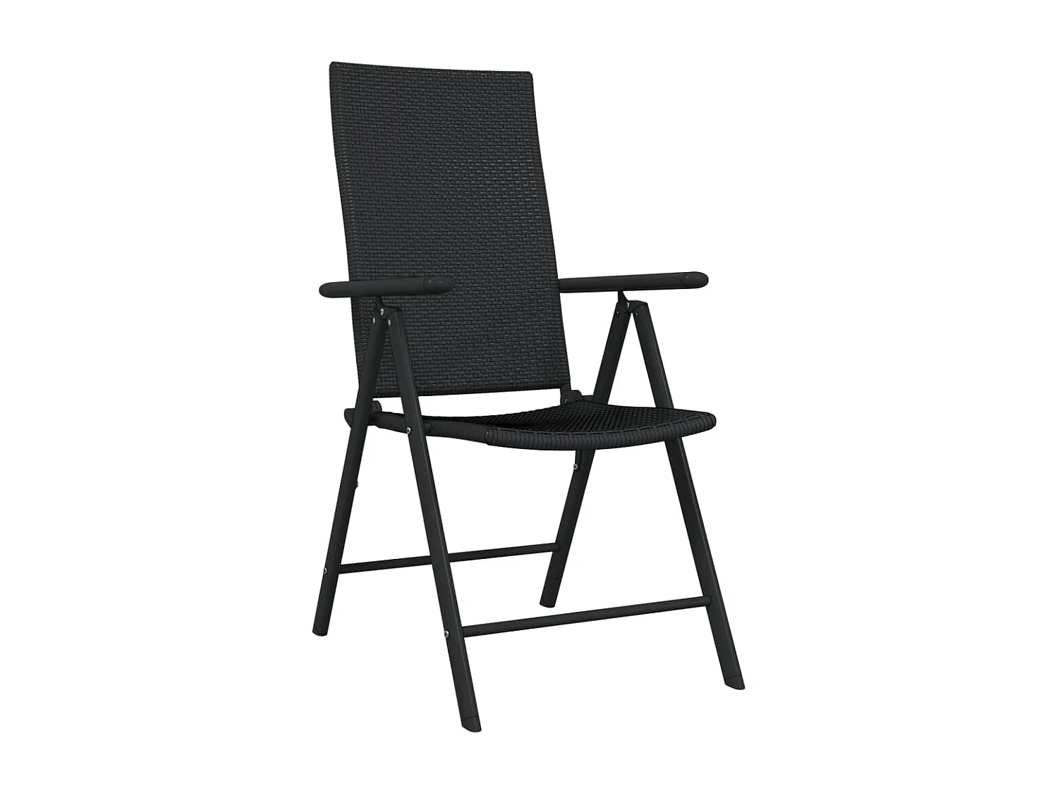 Jarlik  Ensemble à manger de jardin 9 pcs Noir