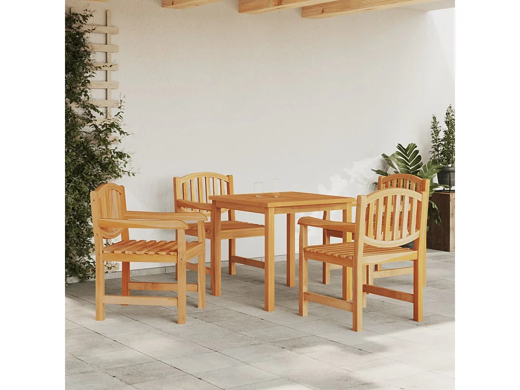 Prolenta Premium -  5-delige Tuinset massief teakhout