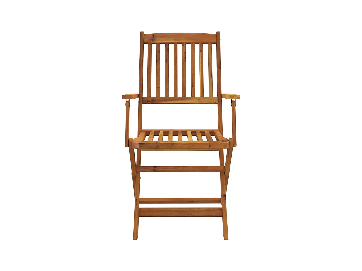 Elviira  Ensemble à manger d'extérieur pliable 9pcs Bois d'acacia solide