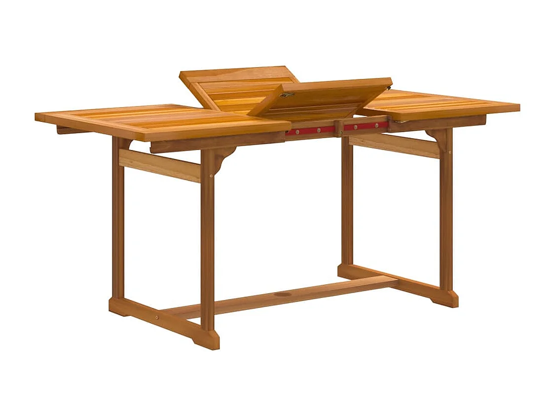 Carrizo Springs  Ensemble à manger de jardin 5pcs bois d'acacia solide textilène