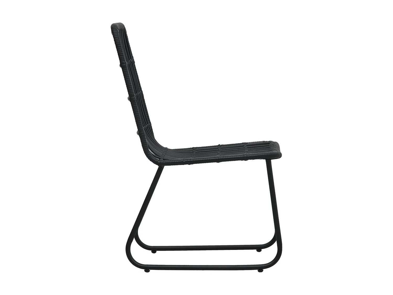 Timos  Ensemble à manger d'extérieur 7 pcs résine tressée et verre