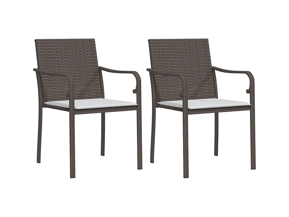 Tholen  3-delige Tuinset met kussens poly rattan en staal