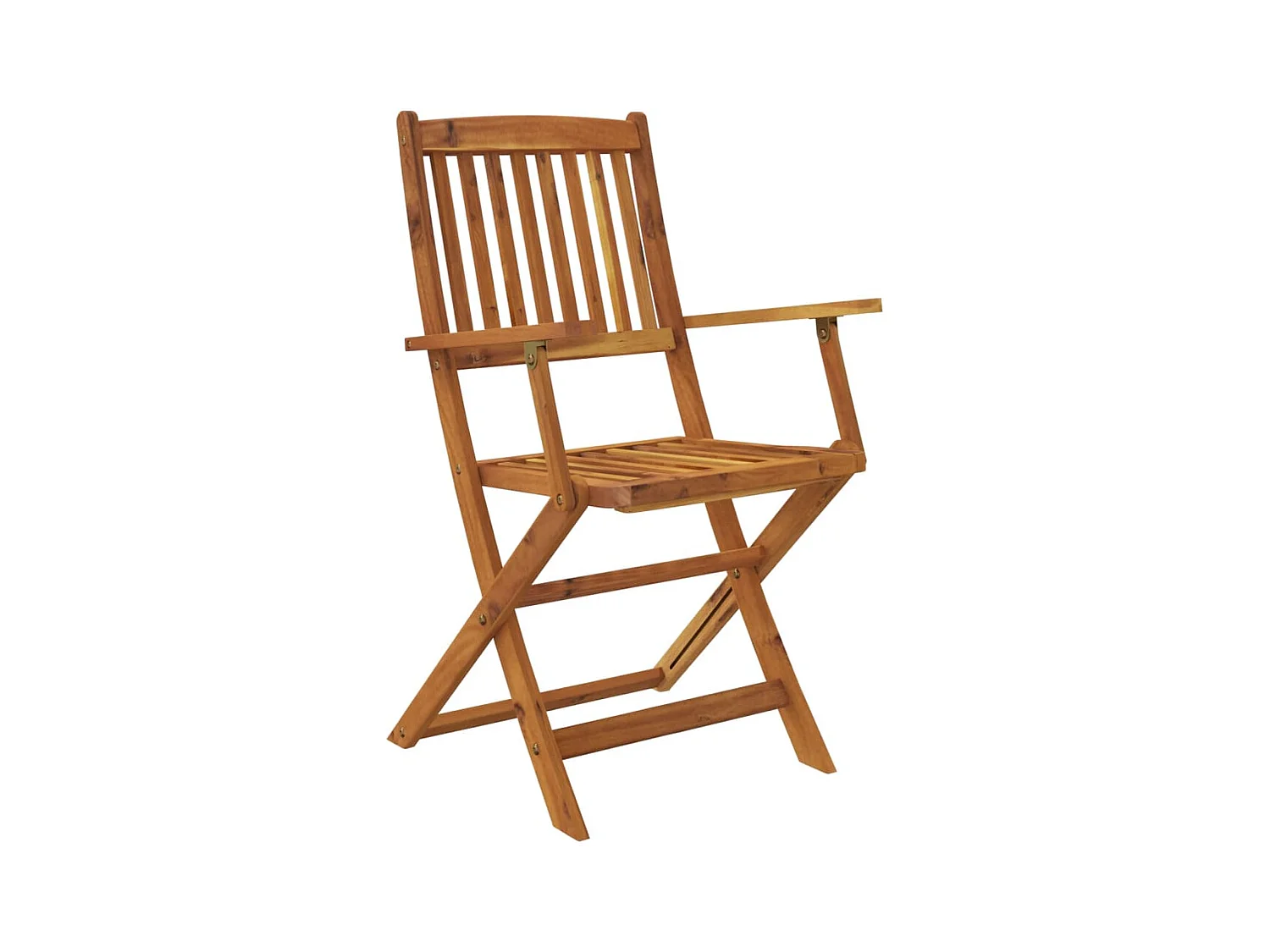 Andreas  Ensemble à manger de jardin pliable 7 pcs bois d'acacia solide