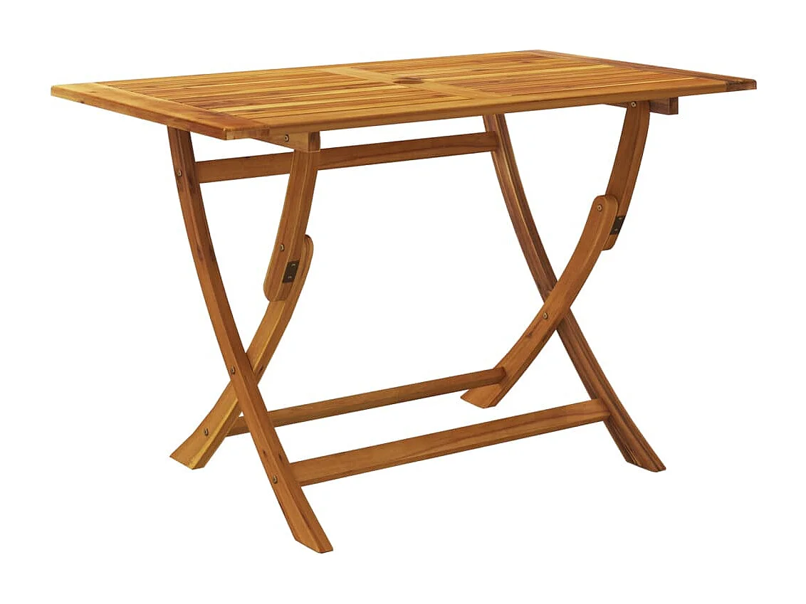 Andreas  Ensemble à manger de jardin pliable 7 pcs bois d'acacia solide