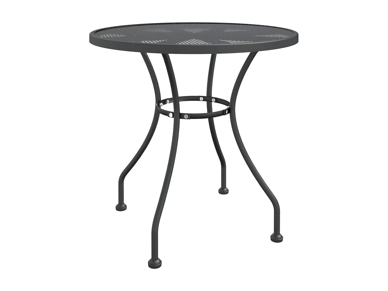 Prolenta Premium -  Ensemble à manger de jardin 3 pcs Maille Métal Anthracite