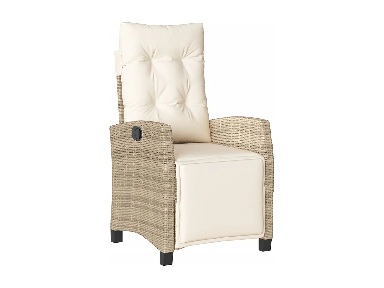 Agerskov  5-delige Tuinset met kussens poly rattan beige