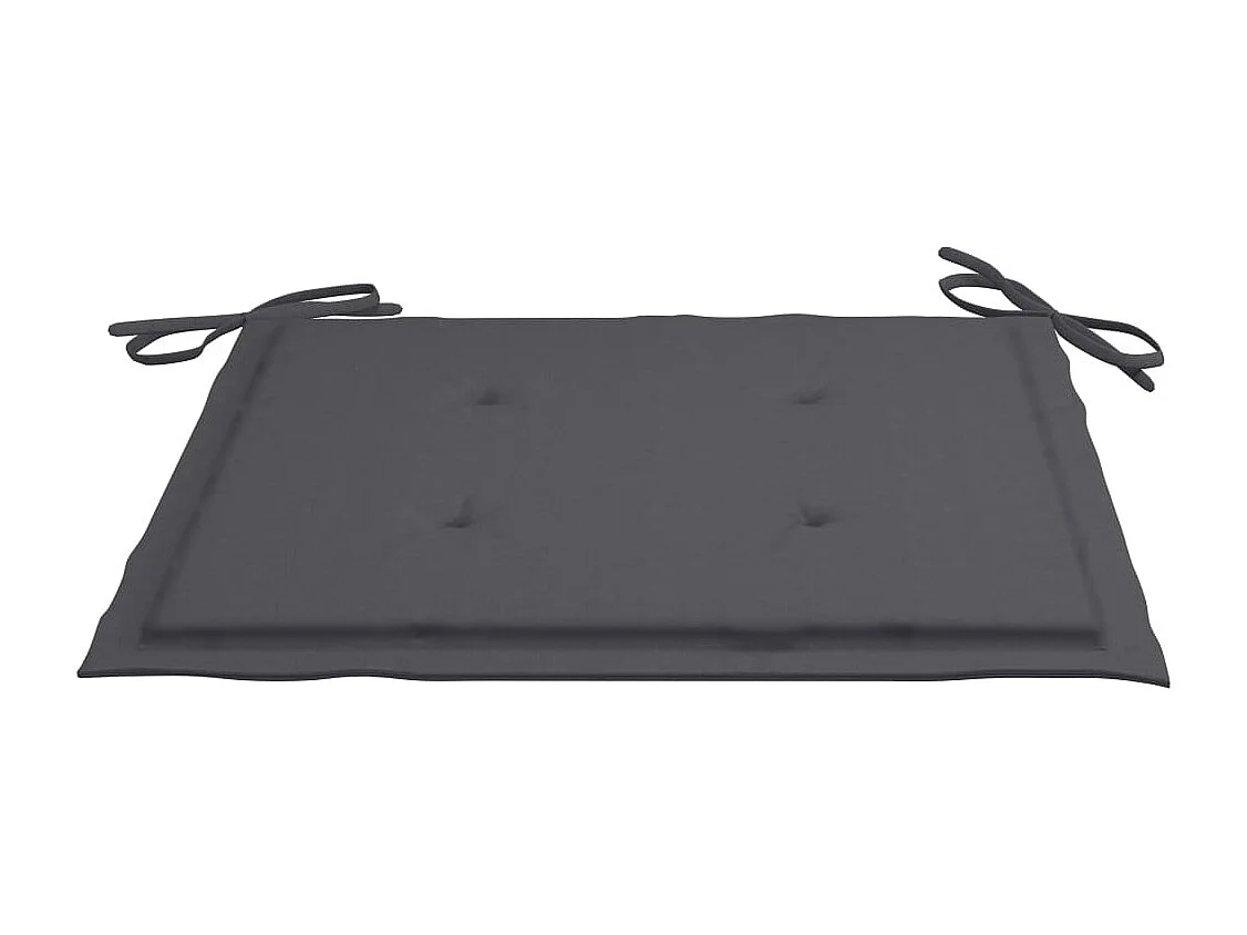 Tigard  Ensemble à manger d'extérieur pliable avec coussin 3 pcs Teck