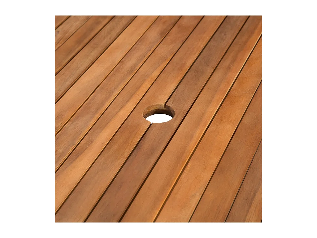 Claire-Ysolde-Marie  Ensemble à manger d'extérieur 7 pcs Résine tressée Noir marron