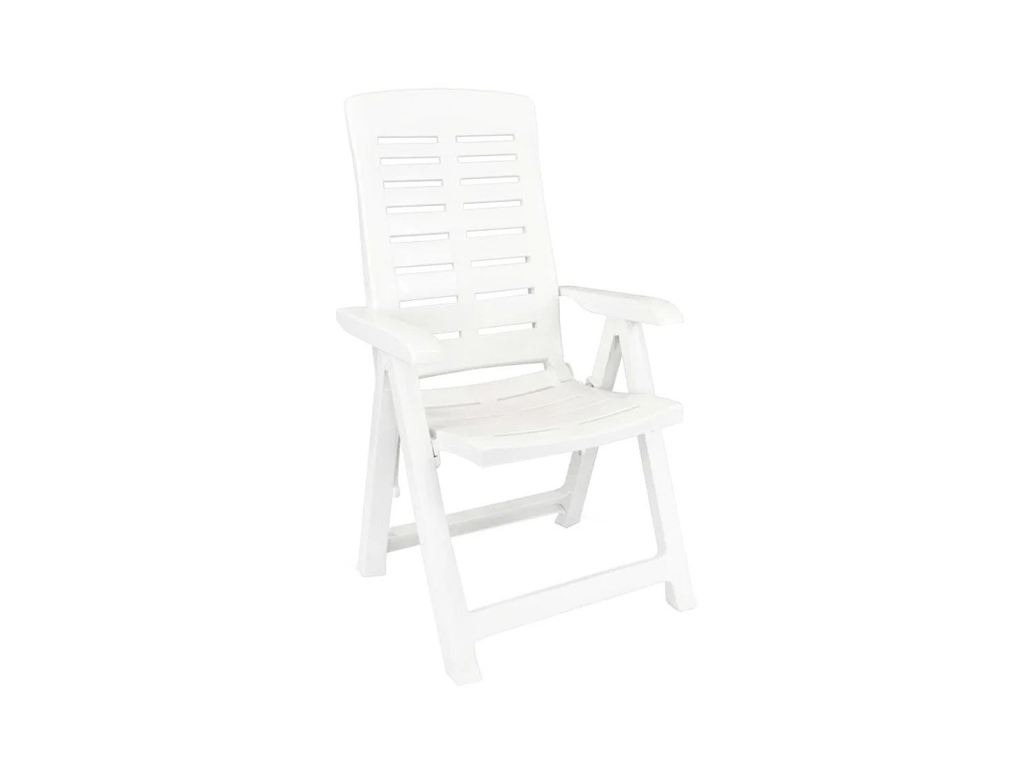 Garden Furniture -  Ensemble à manger de jardin 3 pcs Blanc Polypropylène
