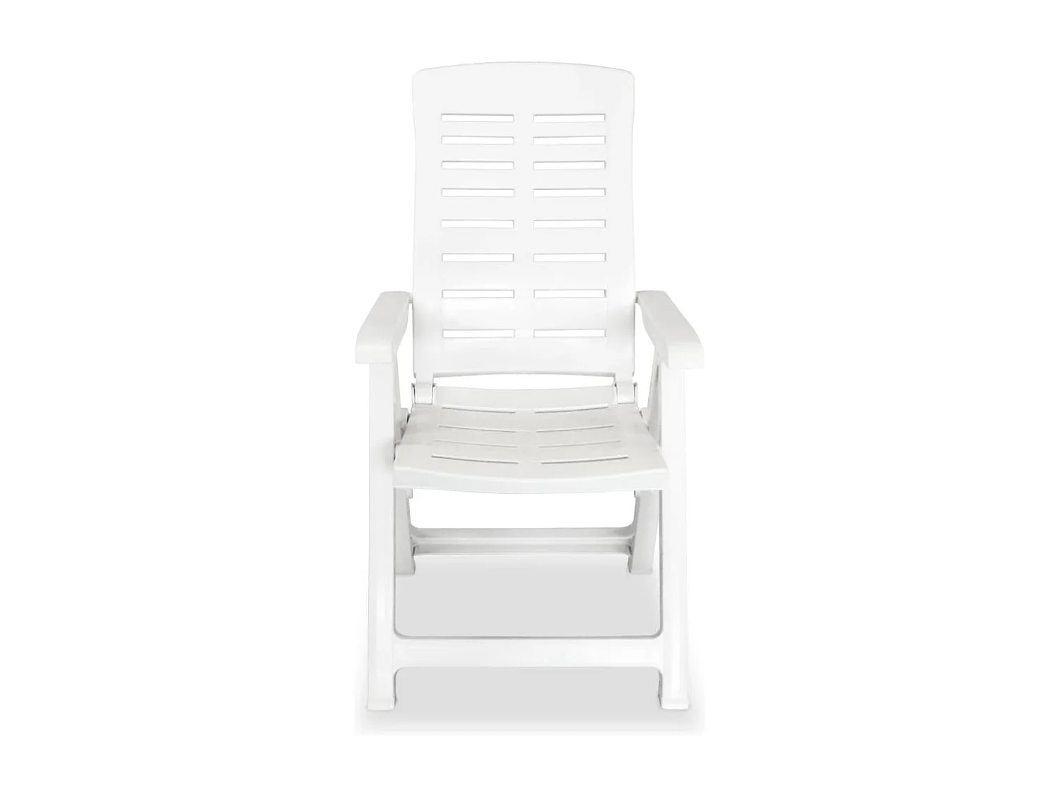 Garden Furniture -  Ensemble à manger de jardin 3 pcs Blanc Polypropylène